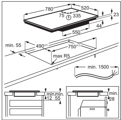 ELECTROLUX EIV84550  -  EIV84550 - CklonyBaHe - 2