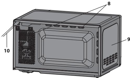 SHARP YC-GC52BE-B  -  YC-GC52BE-B - OVEN EN TOEBEHOREN - 4