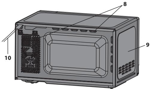 SHARP YC-GC52BE-B  -  YC-GC52BE-B - OVEN AND ACCESSORIES - 4