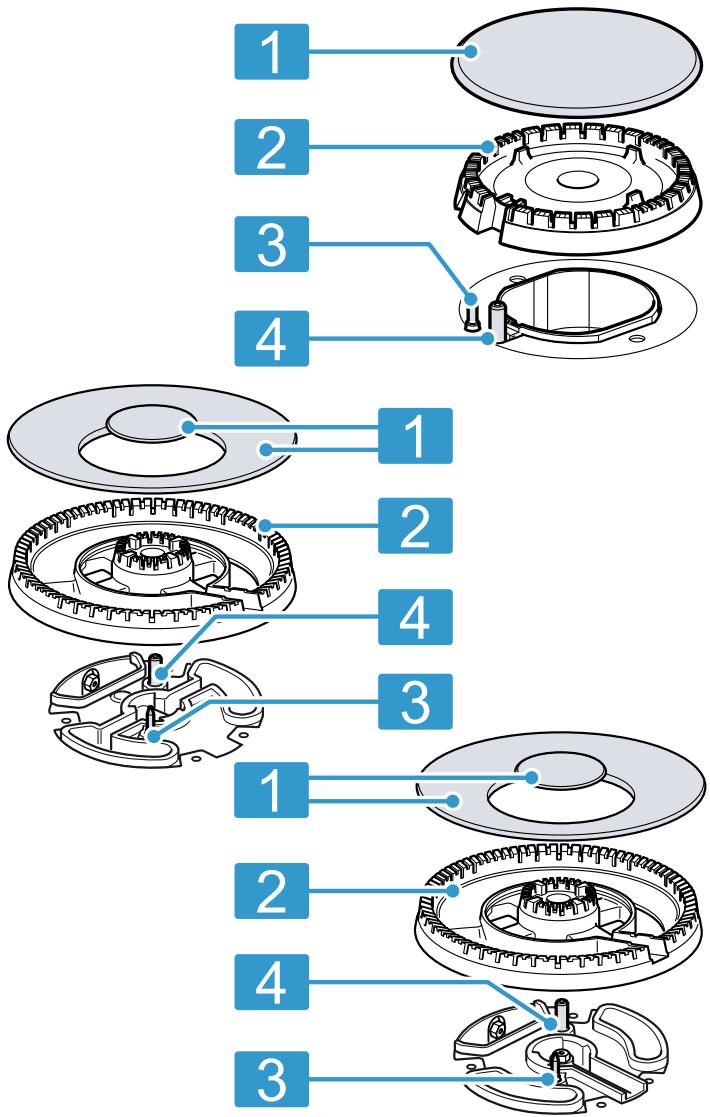 NEFF T26DS19N0  -  T26DS19N0 - Brûleurs - 1