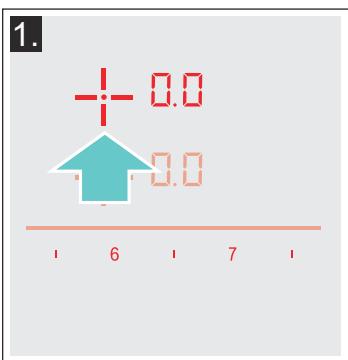 BOSCH PXE801DC1E - Selecting a hotplate and heat setting - 1