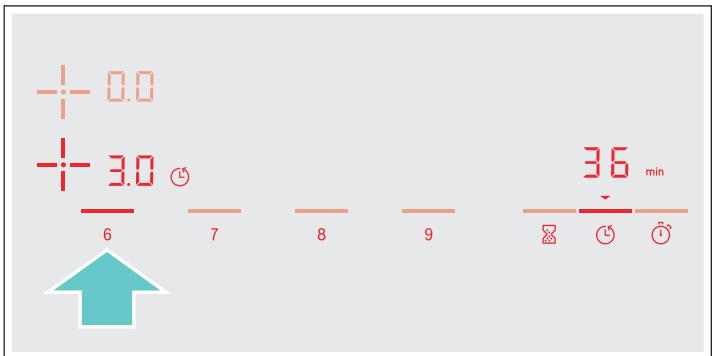 BOSCH PXE801DC1E - Setting procedure: - 2