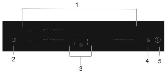 HAIER HAIDSJ63MC  -  HAIDSJ63MC - Schematische Darstellung des Bedienfeldes - 1