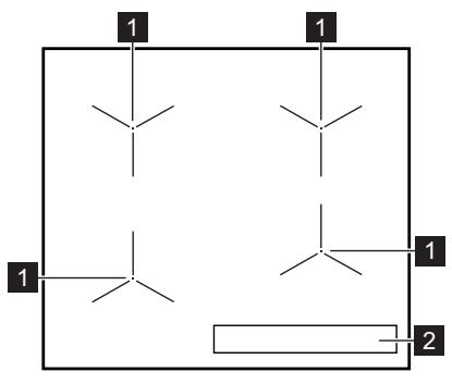 AEG IAE64411XB - IAE64411FB - Agencement des zones de cuisson - 1