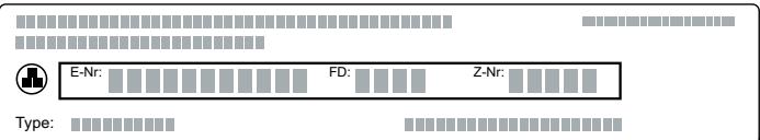 GAGGENAU VI414104  -  VI414105 -  VI414104 - Numero de produit et numero de fabrication - 1