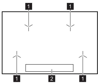 AEG IKB84401FB  -  IKB84405FB - Cooking surface layout - 1