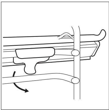 ELECTROLUX OEF5H50BX - OEF5H50BK - Verwenden der Teleskopschienen - 1