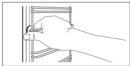 ELECTROLUX OEF5H50BX - OEF5H50BK - Comment retirer : Supports de grille - 1