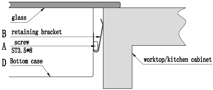 CANDY CI633CTT  -  CI633CTT - Adjusting the bracket position - 2