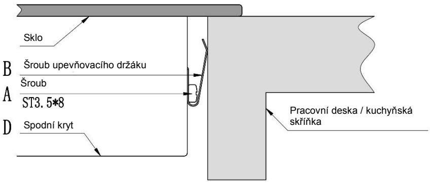 CANDY CI633CTT - CI633CTT - Seřízení polohy držáku - 2