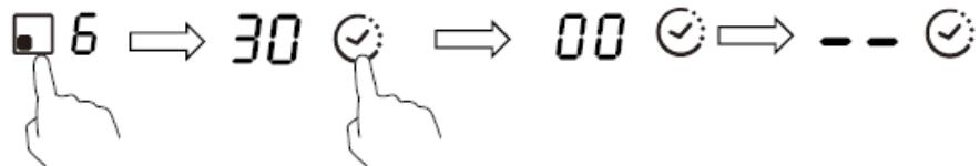 CANDY CI633CTT - CI633CTT - Einstellung des Timers zum Ausschalten einer Kochzone - 5