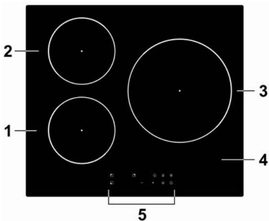 CANDY CI633CTT - CI633CTT - Bovenaanzicht - 1