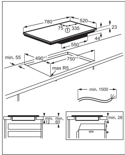 AEG IAE84411FB  -  IAE84411XB -  IAE84411FB - Anschlusskabel - 1