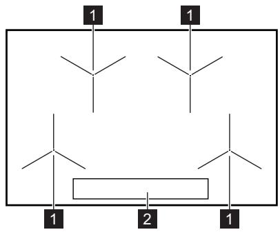 AEG IAE84411FB  -  IAE84411XB -  IAE84411FB - Description de la table de cuisson - 1