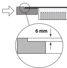 HOTPOINT HR 631 C  -  HR 631 C - DIMENSIONS ET DISTANCES A RESPECTER - 6