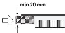 HOTPOINT HR 631 C  -  HR 631 C - DIMENSIONS ET DISTANCES A RESPECTER - 4