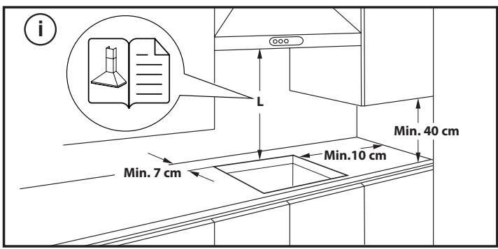HOTPOINT HR 631 C  -  HR 631 C - DIMENSIONS ET DISTANCES A RESPECTER - 1