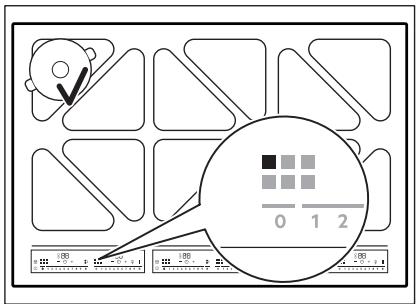 AEG IKK64681FB  -  IKK64681FB - Using the control panel and zone indicators - 2