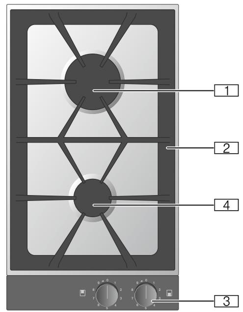 GAGGENAU VG264220  -  VG264220 - Table de cuisson gaz - 2
