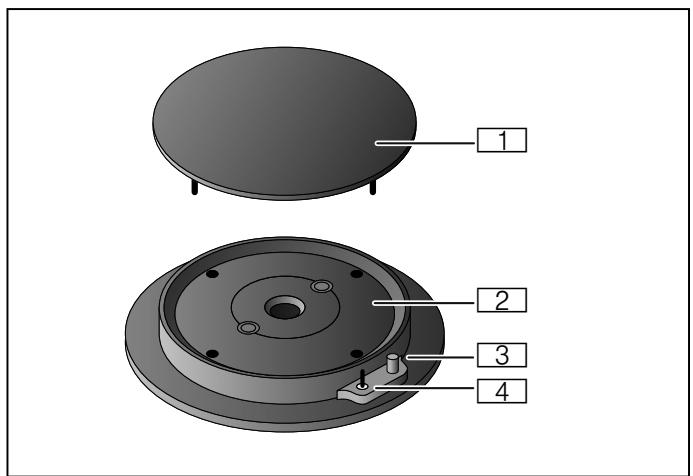 GAGGENAU VG264220  -  VG264220 - Singoli componenti del bruciatore - 1