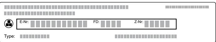 GAGGENAU VG264220  -  VG264220 - E-nummer en FD-nummer - 1