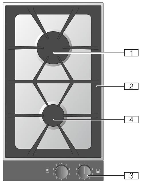 GAGGENAU VG264220  -  VG264220 - Gas-Kochfeld - 2