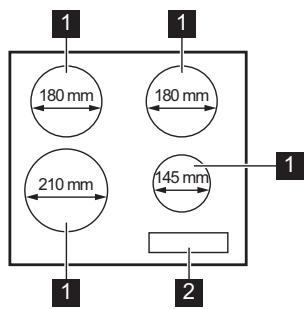AEG IKB63435FB - IKB63435FB - Description de la table de cuisson - 1