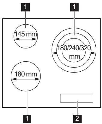 AEG IKB63402FB  -  IKB63402FB - Description de la table de cuisson - 1