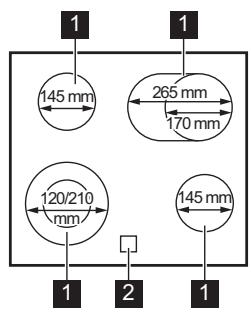 AEG HK634060XB - Hällens layout - 1
