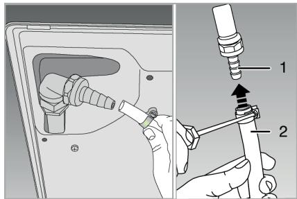 BEKO HIML 95225 SXE - Collegare il tubo flessibile del gas per GPL - 2