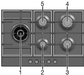 BEKO HIAL 75225 SX - Uso del piano cottura - 1