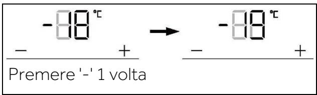 HAIER HSW79F18DIPT - Regolazione della temperatura del congelatore - 1