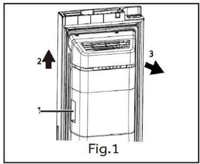 HAIER HSW79F18DIPT - Retrait du bac à glaçons - 1