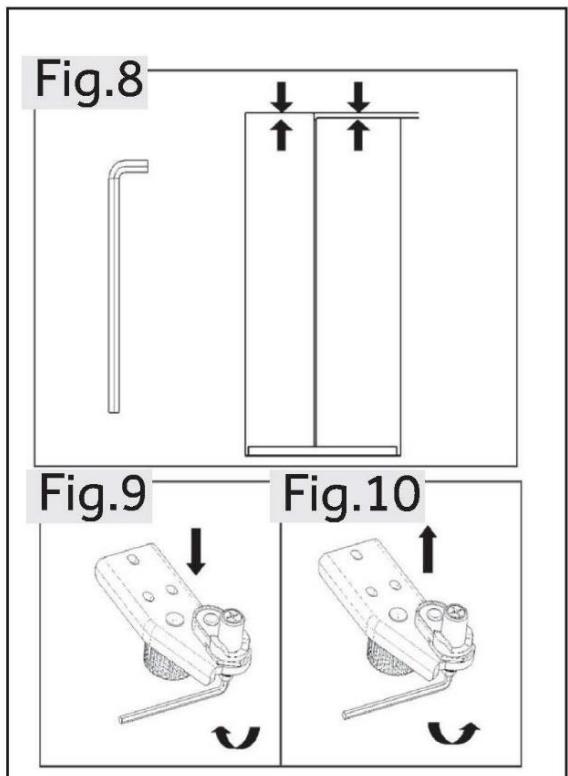 HAIER HSW79F18DIPT - Ajuste de las puertas - 1