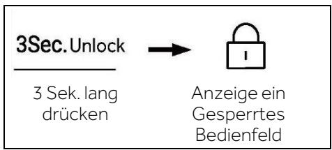 HAIER HSW79F18DIPT - Bedienfeld sperren/entsperren - 1