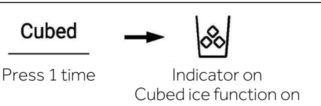 HAIER HSW79F18DIPT - Cubed ice function - 1