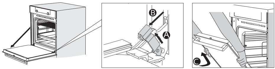 ASKO OP8637A1 - OP8637A1 - Retirer la porte du four - 1