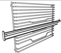 VALBERG MFO 78 C DX 701T  -  MFO 78 C DX 701T - Draadrek met half uitschuifbare Easyfix halve telescopische rail - 1