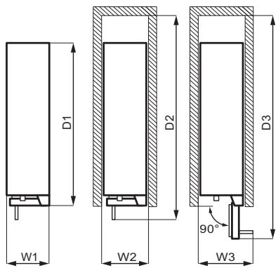 AEG AWUS052B5B  -  AWUS052B5B - Dimensions - 2