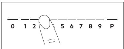 AEG IKB84431XB  -  IKB84431IB - Heat setting - 1