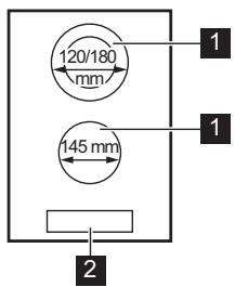 ELECTROLUX LHR3233CK  -  LHR3233CK - Raspored povrsine za kuhanje - 1