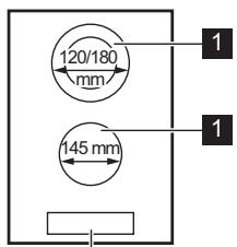 ELECTROLUX LHR3233CK  -  LHR3233CK - Postavitev kuhalne povrsine - 1