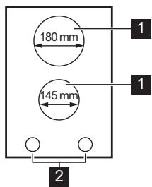 ELECTROLUX EHF3920BOK  -  EHF3920BOK - Cooking surface layout - 1