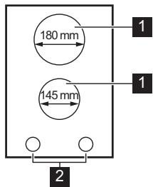 ELECTROLUX EHF3920BOK  -  EHF3920BOK - Kochfeldanordnung - 1