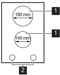 ELECTROLUX EHF3920BOK  -  EHF3920BOK - Indeling kookplaat - 1