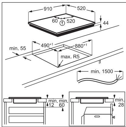 AEG IKE95471FB  -  IKE95474FB - Monteirimine - 3