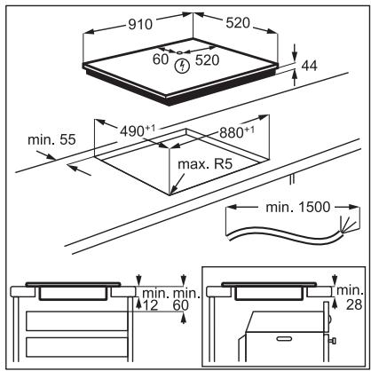 AEG IKE95471FB  -  IKE95474FB - Sestava - 3