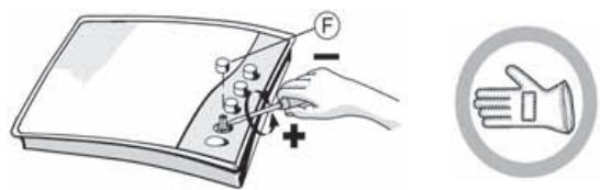 HOTPOINT HAGD 61S/ICE  -  HAGD 61S/ICE - RéGLAGE DES ROBINETS SUR LE MINIMUM - 1