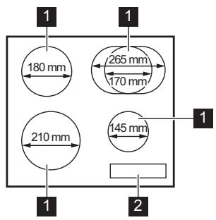 AEG IKB64401XB  -  IKB64401FB - Description de la table de cuisson - 1
