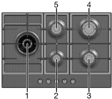 BEKO HILL 75235 S - Utilisation des tables de cuisson - 1